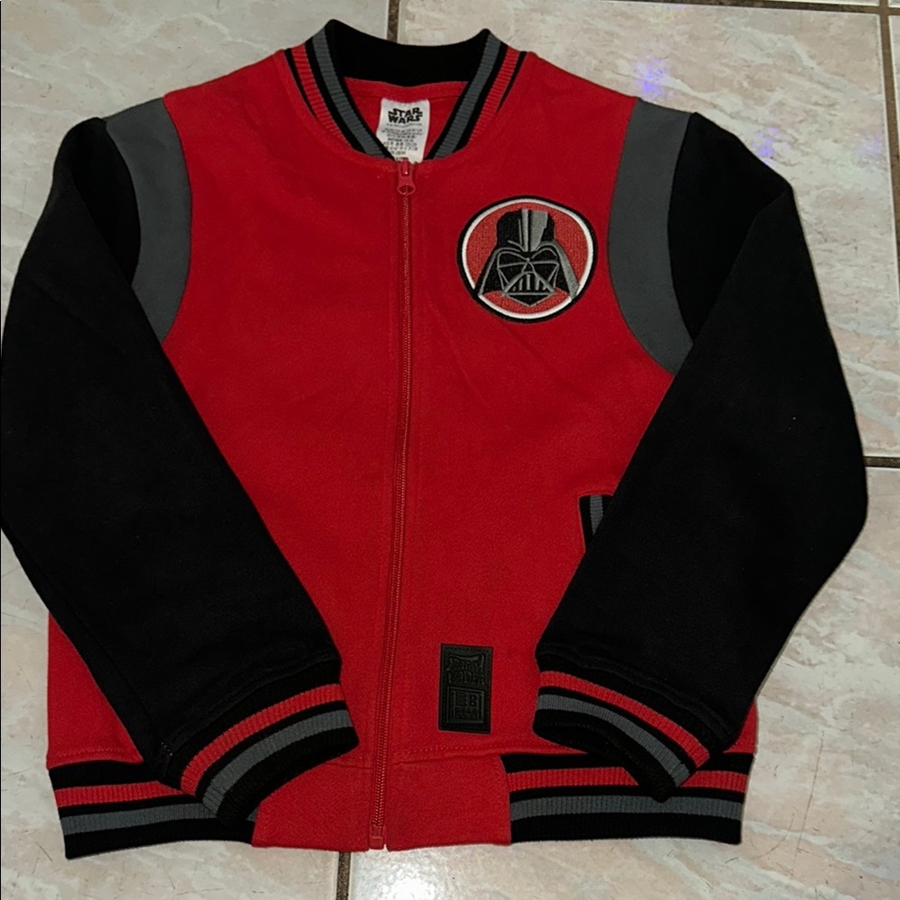 Star Wars Kids' Red & Black Darth Vader Bomber Jacket